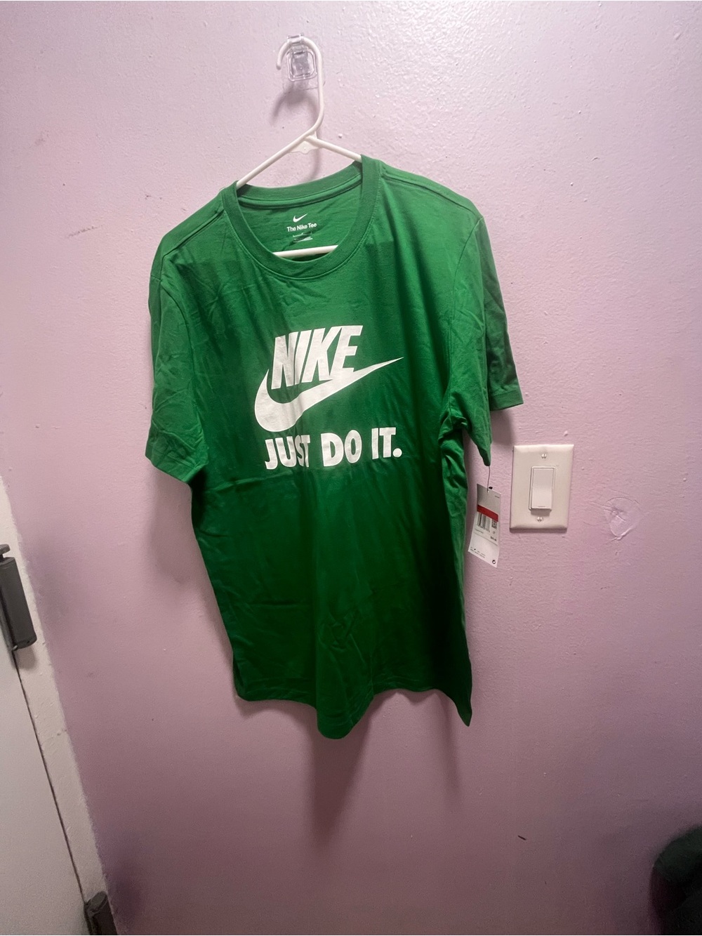 Nike Green 'Just Do It' Short Sleeve Tee